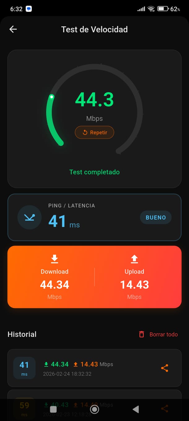 Test de Velocidad